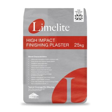 Limelite High Impact Finishing Plaster 25kg Bulk
