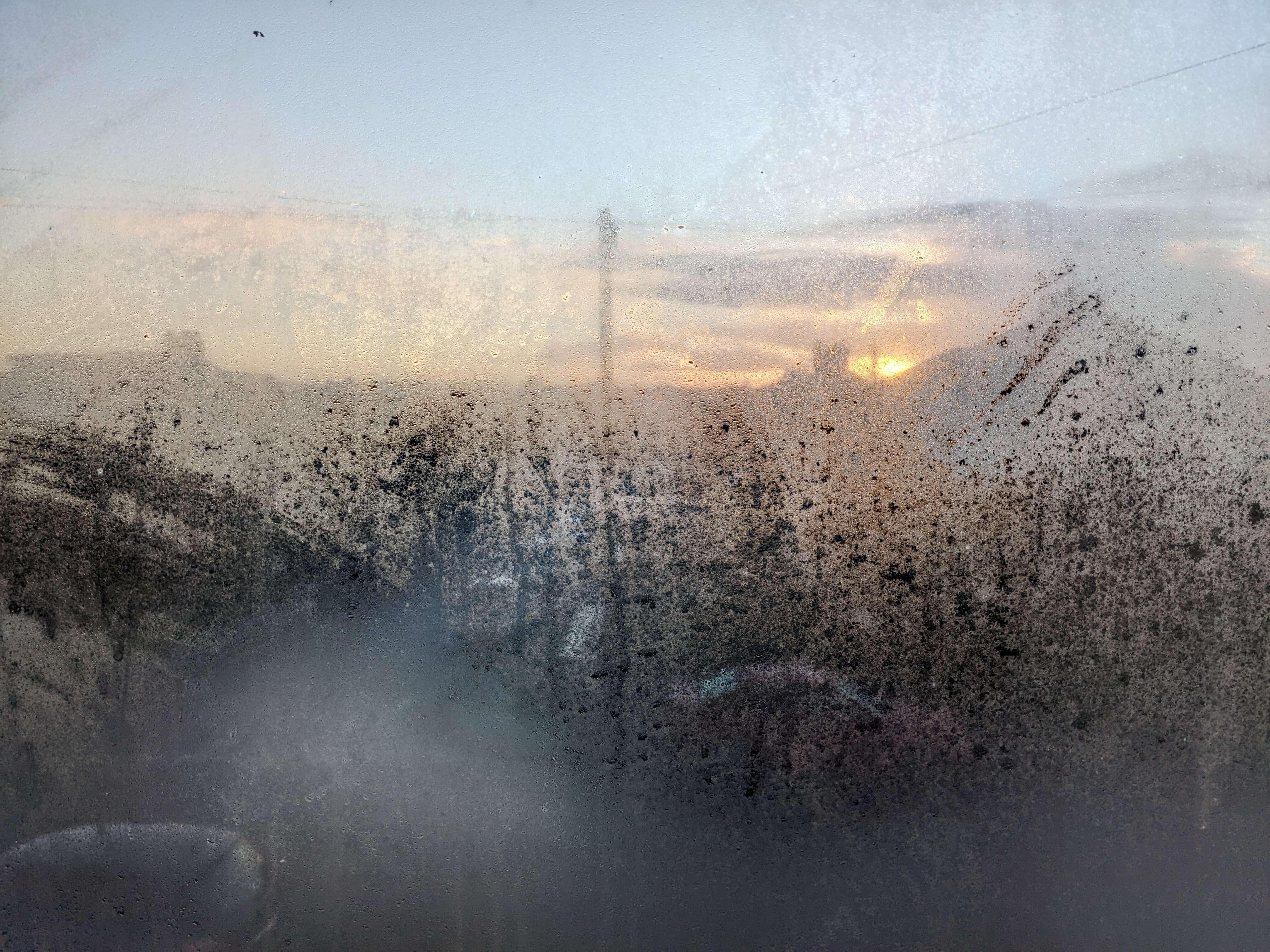 Window condensation: 'Spray entire surface' with common item to