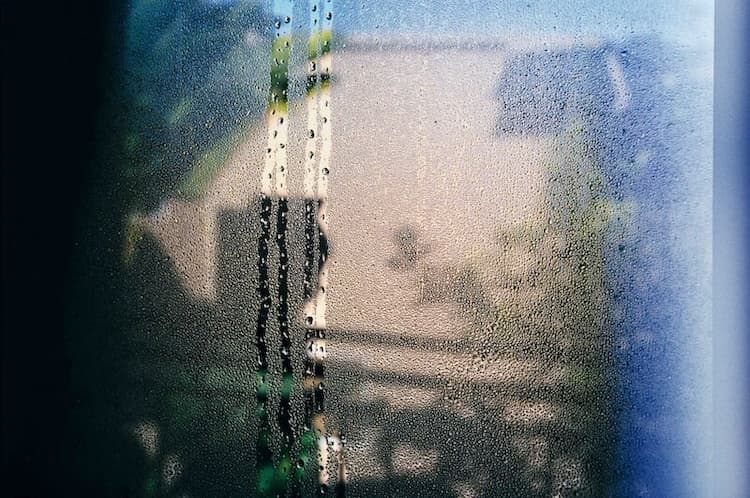 Condensation on inside of a window