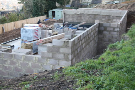 external waterproofing during construction