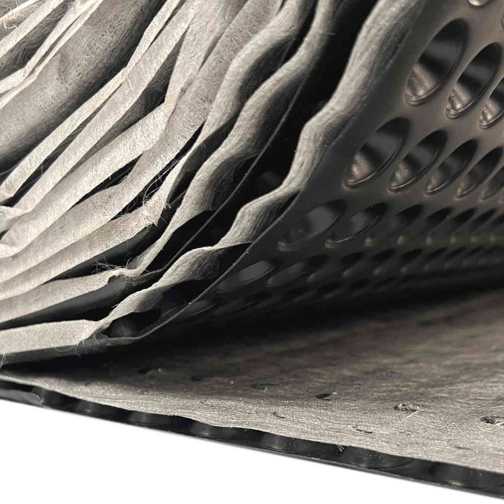 A side profile view of the PermaSEAL 8 GeoWrap membrane